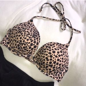 Vs bombshell cheetah swim top